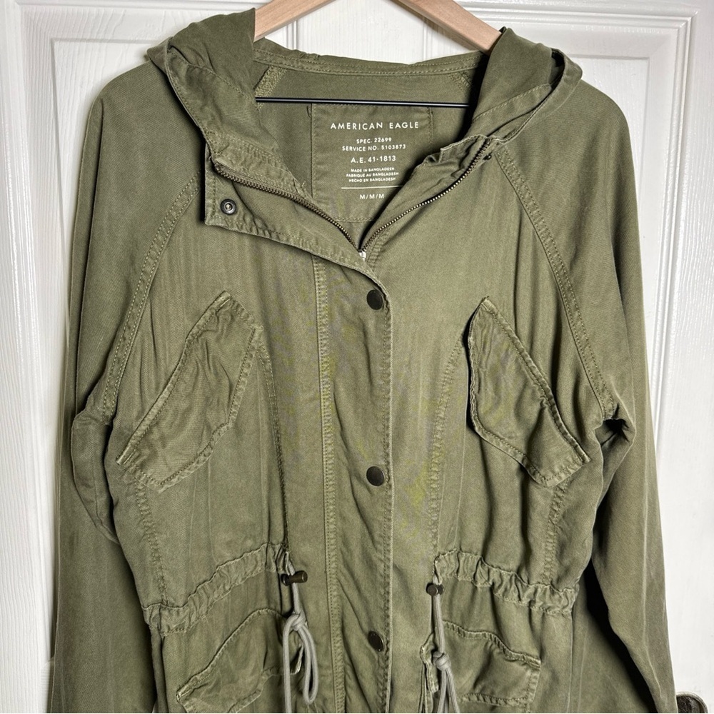 American Eagle Outfitters Utility Jacket Green - Picture 3 of 15